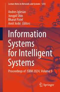 Information Systems for Intelligent Systems : Proceedings of ISBM 2024, Volume 5
