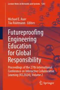 Futureproofing Engineering Education for Global Responsibility : Proceedings of the 27th International Conference on Interactive Collaborative Learning (ICL2024), Volume 2