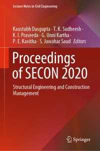 Proceedings of SECON 2020 : Structural Engineering and Construction Management