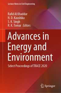 Advances in Energy and Environment : Select Proceedings of TRACE 2020