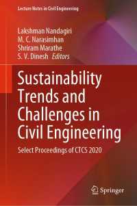 Sustainability Trends and Challenges in Civil Engineering : Select Proceedings of CTCS 2020
