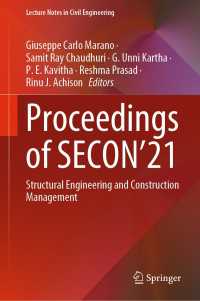 Proceedings of SECON’21 : Structural Engineering and Construction Management