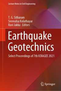 Earthquake Geotechnics : Select Proceedings of 7th ICRAGEE 2021