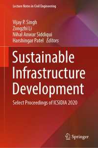 Sustainable Infrastructure Development : Select Proceedings of ICSIDIA 2020