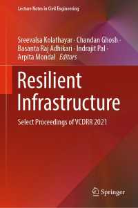 Resilient Infrastructure : Select Proceedings of VCDRR 2021