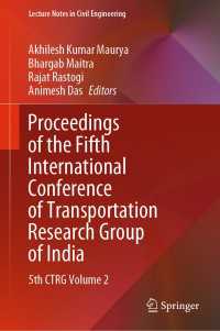 Proceedings of the Fifth International Conference of Transportation Research Group of India : 5th CTRG Volume 2
