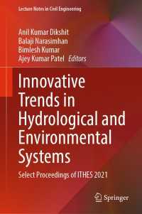 Innovative Trends in Hydrological and Environmental Systems : Select Proceedings of ITHES 2021