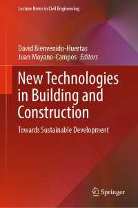 New Technologies in Building and Construction : Towards Sustainable Development