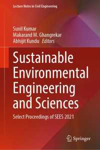 Sustainable Environmental Engineering and Sciences : Select Proceedings of SEES 2021