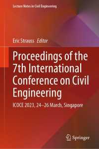 Proceedings of the 7th International Conference on Civil Engineering : ICOCE 2023, 24–26 March, Singapore