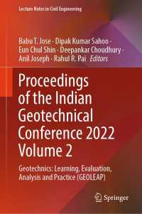Proceedings of the Indian Geotechnical Conference 2022 Volume 2 : Geotechnics: Learning, Evaluation, Analysis and Practice (GEOLEAP)