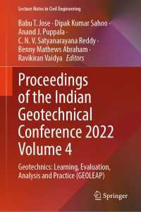 Proceedings of the Indian Geotechnical Conference 2022 Volume 4 : Geotechnics: Learning, Evaluation, Analysis and Practice (GEOLEAP)