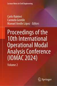 Proceedings of the 10th International Operational Modal Analysis Conference (IOMAC 2024) : Volume 2