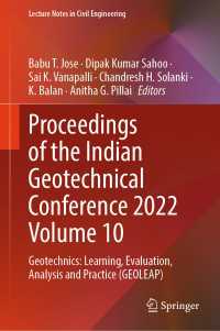 Proceedings of the Indian Geotechnical Conference 2022 Volume 10 : Geotechnics: Learning, Evaluation, Analysis and Practice (GEOLEAP)