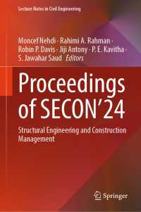 Proceedings of SECON’24 : Structural Engineering and Construction Management
