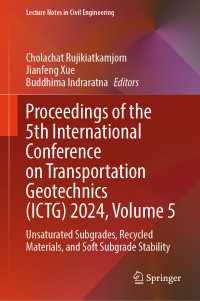Proceedings of the 5th International Conference on Transportation Geotechnics (ICTG) 2024, Volume 5 : Unsaturated Subgrades, Recycled Materials, and Soft Subgrade Stability