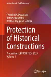 Protection of Historical Constructions : Proceedings of PROHITECH 2025, Volume 1