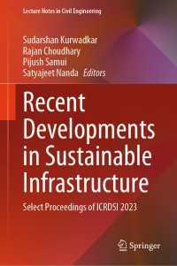 Recent Developments in Sustainable Infrastructure : Select Proceedings of ICRDSI 2023