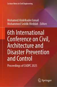 6th International Conference on Civil, Architecture and Disaster Prevention and Control : Proceedings of CADPC 2025