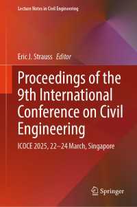 Proceedings of the 9th International Conference on Civil Engineering : ICOCE 2025, 22–24 March, Singapore