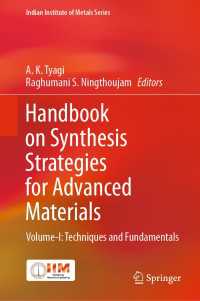 Handbook on Synthesis Strategies for Advanced Materials : Volume-I: Techniques and Fundamentals