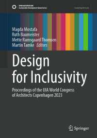 Design for Inclusivity : Proceedings of the UIA World Congress of Architects Copenhagen 2023