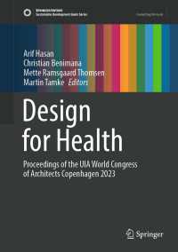 Design for Health : Proceedings of the UIA World Congress of Architects Copenhagen 2023