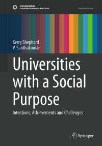 Universities with a Social Purpose : Intentions, Achievements and Challenges