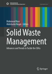 Solid Waste Management : Advances and Trends to Tackle the SDGs