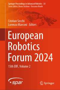 European Robotics Forum 2024 : 15th ERF, Volume 2