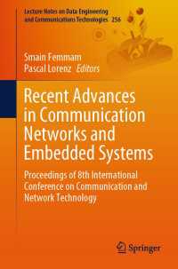 Recent Advances in Communication Networks and Embedded Systems : Proceedings of 8th International Conference on Communication and Network Technology