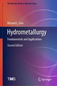 Hydrometallurgy〈Second Edition 2022〉 : Fundamentals and Applications（2）