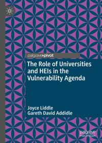 The Role of Universities and HEIs in the Vulnerability Agenda〈1st ed. 2022〉
