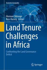 Land Tenure Challenges in Africa : Confronting the Land Governance Deficit