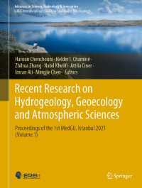 Recent Research on Hydrogeology, Geoecology and Atmospheric Sciences : Proceedings of the 1st MedGU, Istanbul 2021 (Volume 1)