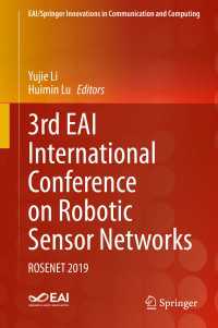 3rd EAI International Conference on Robotic Sensor Networks : ROSENET 2019