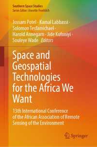 Space and Geospatial Technologies for the Africa We Want : 13th International Conference of the African Association of Remote Sensing of the Environment
