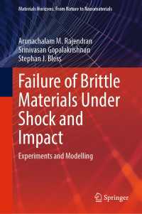 Failure of Brittle Materials Under Shock and Impact : Experiments and Modelling