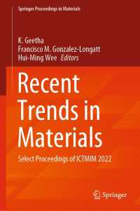 Recent Trends in Materials : Select Proceedings of ICTMIM 2022