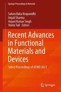 Recent Advances in Functional Materials and Devices : Select Proceedings of AFMD 2023