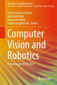 Computer Vision and Robotics : Proceedings of CVR 2024