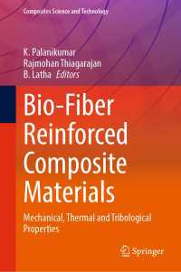 Bio-Fiber Reinforced Composite Materials : Mechanical, Thermal and Tribological Properties