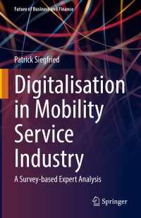 Digitalisation in Mobility Service Industry : A Survey-based Expert Analysis
