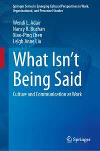 What Isn’t Being Said : Culture and Communication at Work