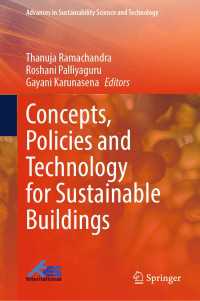 Concepts, Policies and Technology for Sustainable Buildings