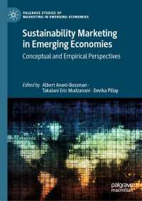 Sustainability Marketing in Emerging Economies : Conceptual and Empirical Perspectives
