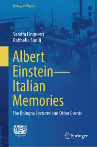 Albert Einstein—Italian Memories : The Bologna Lectures and Other Events