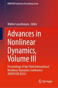 Advances in Nonlinear Dynamics, Volume III : Proceedings of the Third International Nonlinear Dynamics Conference (NODYCON 2023)