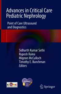 Advances in Critical Care Pediatric Nephrology : Point of Care Ultrasound and Diagnostics