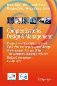 Complex Systems Design & Management : Proceedings of the 4th International Conference on Complex Systems Design & Management Asia and of the 12th Conference on Complex Systems Design & Management CSD&M 2021